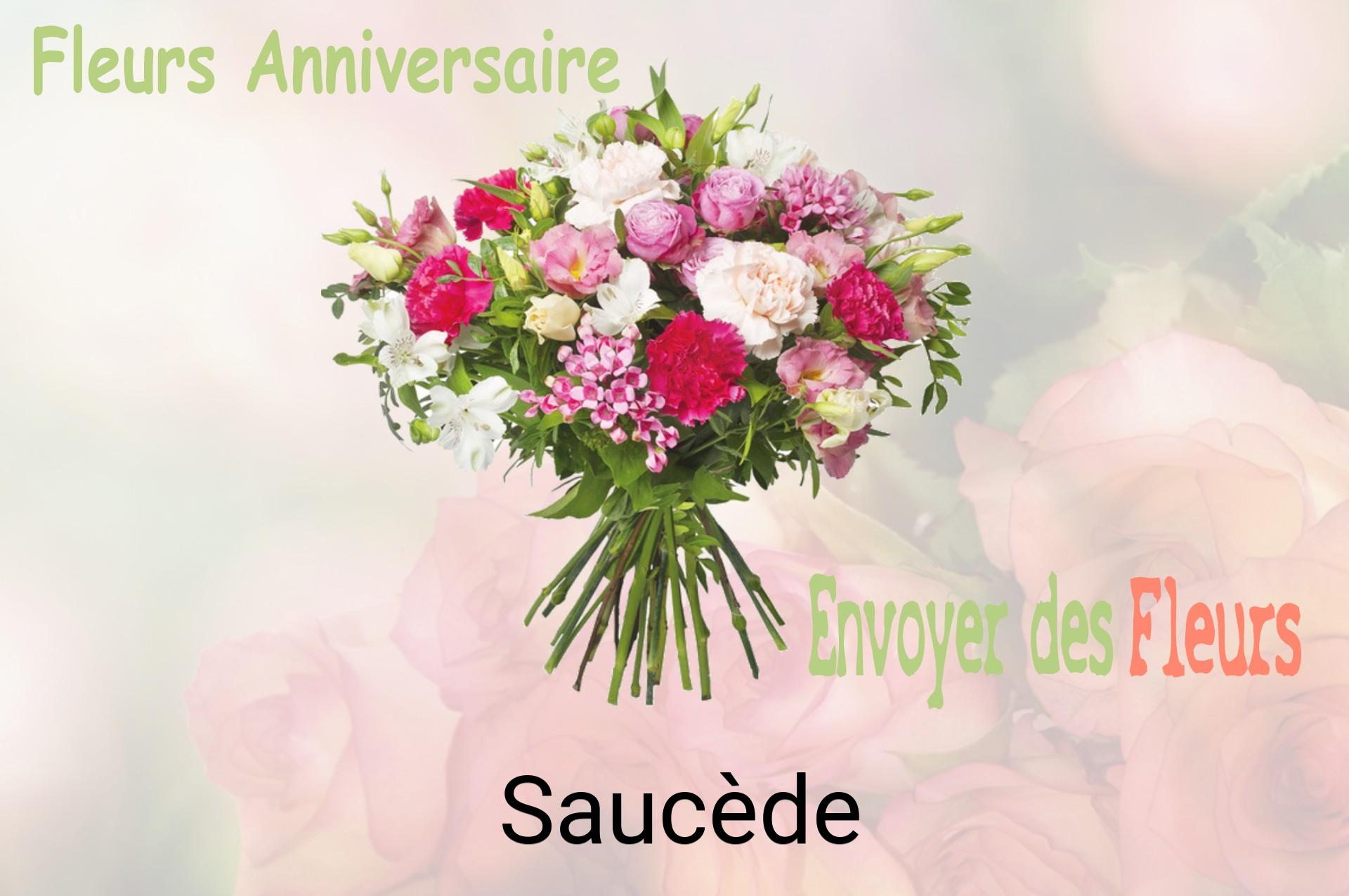 Bouquet de fleurs d’anniversaire livré à Saucède